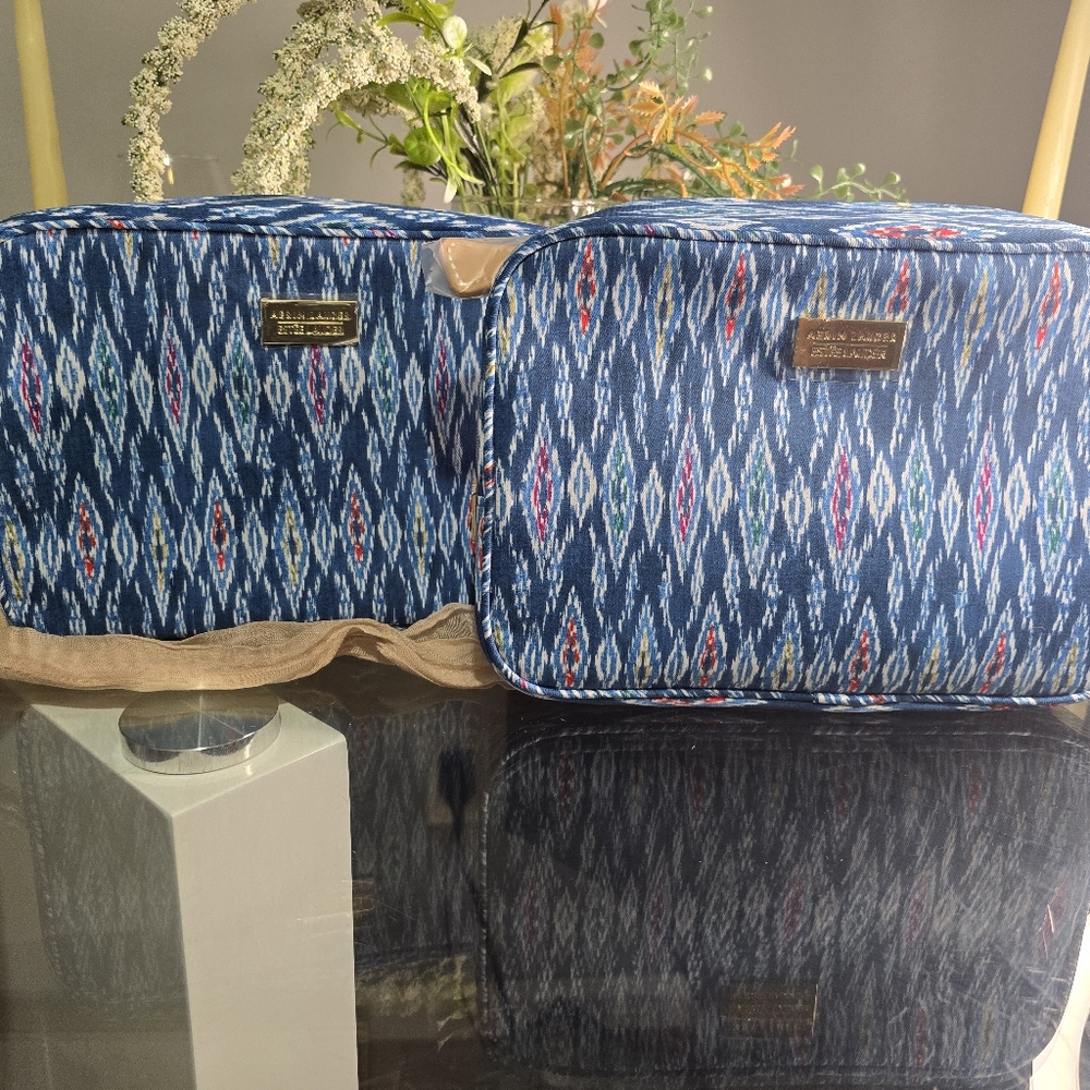 Aerin Lauder colorful makeup case x2 - Picture 12 of 12